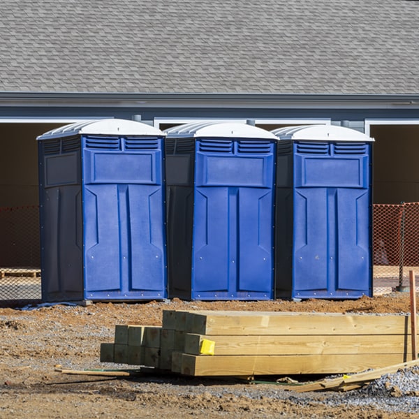 how can i report damages or issues with the portable restrooms during my rental period in Weathersfield